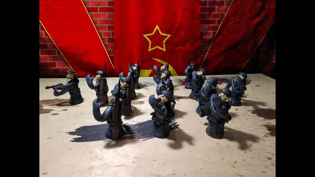 Красны марш Пластилиновый стоп моушн Red Arlet Plasticine March stop motion смотреть онлайн