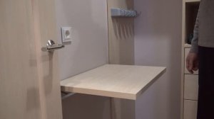 Кронштейны для складного столика из Китая. Монтаж и тест.