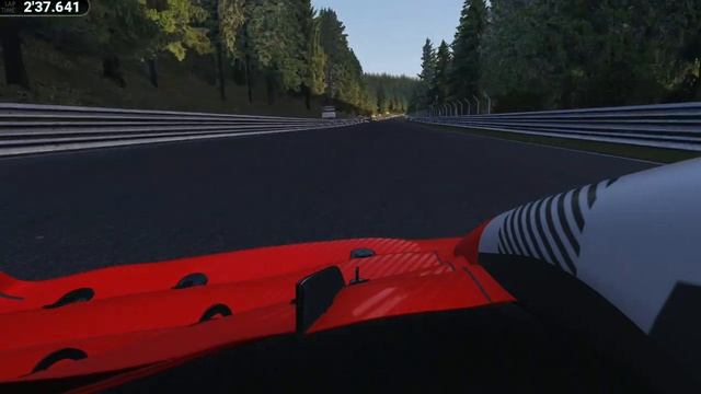 Audi F1 Car on a Fast Lap at the Nürburgring Nordschleife смотреть онлайн