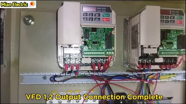 VFD Inverter Power & Control Wiring with Auto Manual Selector Switch || VFD Interlock Wiring смотреть онлайн