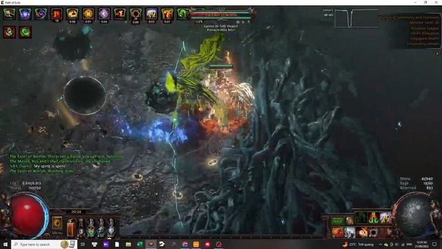 [Path of exile 3.22] - Stacking Strength Static strike shockwave Slayer - Uber Eater of World смотреть онлайн