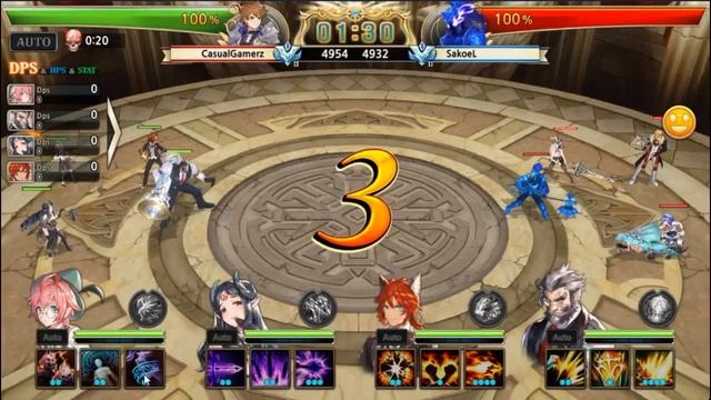 [King's Raid] PvP Testing Alt Shamillas 5* Plat to Masters quick run смотреть онлайн
