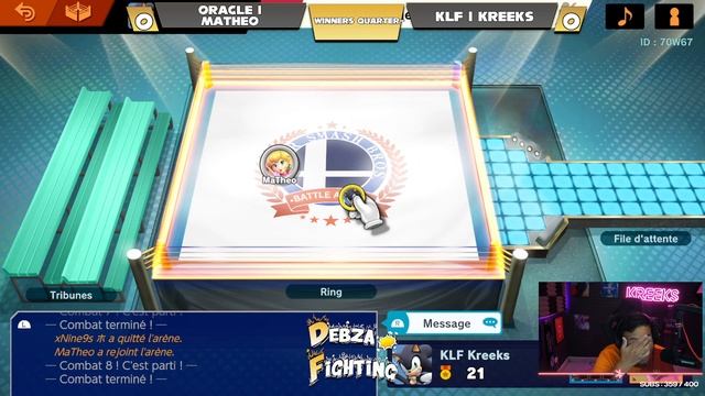 Oracle | MaTheo (Peach) vs KLF | Kreeks (Little Mac) - Debza Fighting #11 - Winner Top 8 Qualifier смотреть онлайн