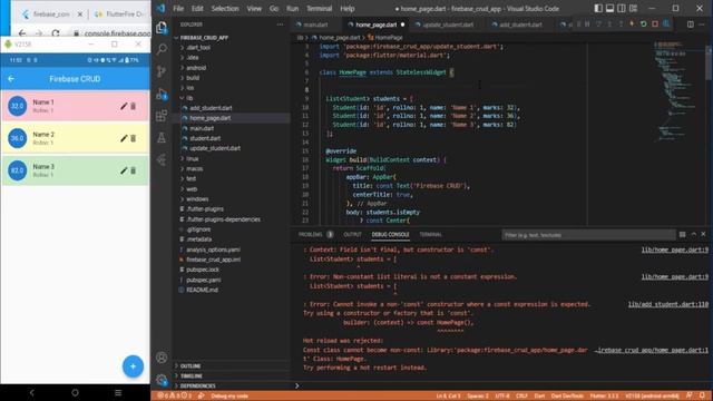 Firebase CRUD in Flutter - Part 2 of 2 - Firebase Integration смотреть онлайн