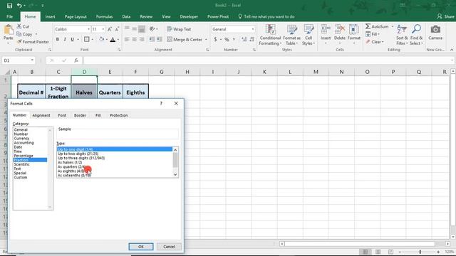 How to Use Fractions in Excel - Tutorial смотреть онлайн