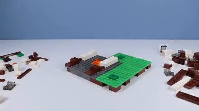 LEGO Minecraft The Waterfall Base 21134 with Cat & Dyed Sheep! смотреть онлайн
