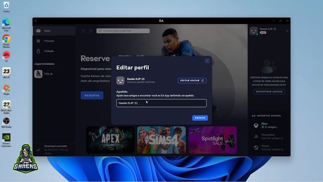FIFA 23 ERRO ANTICHEAT RESOLVIDO!!! GAME PASS, EA PLAY E ORIGIN - (PASSO A PASSO) смотреть онлайн