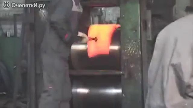 Как производят лопаты из рельсов смотреть онлайн
