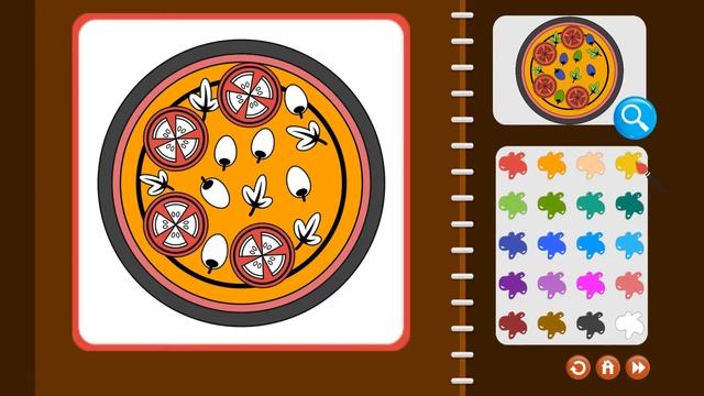 My Coloring Book: Food and Beverage - Геймплей смотреть онлайн