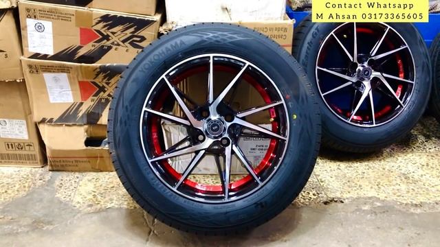TOYOTA VITZ ALLOY RIMS & TIRES UPGRADES | YOKOHAMA BLUEARTH-GT AE51 185/65R15 CHEAP PRICE KARACHI смотреть онлайн