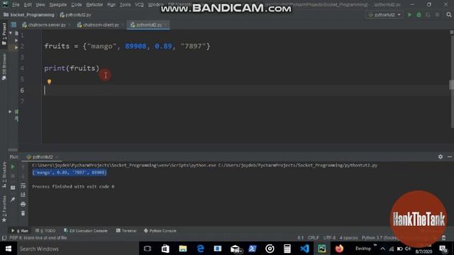 Python Tutorial 8 : Comments, Sets And Boolean смотреть онлайн