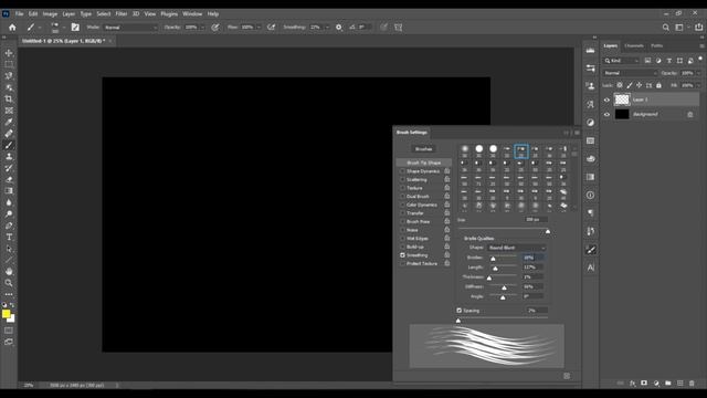Abstract Lines Background Effect EASY Photoshop Tutorial смотреть онлайн