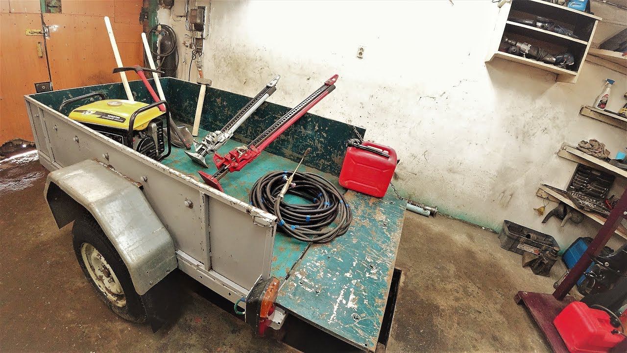 Этот прицеп перевёз тонны металлолома. Что с ним сделали. смотреть онлайн