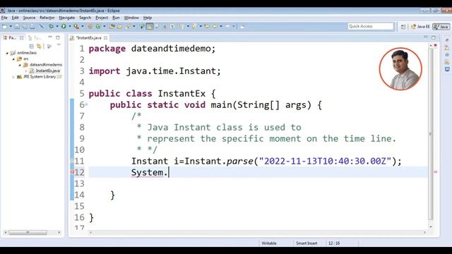 Instant class in java | Java Instant class | Java Instant class example смотреть онлайн