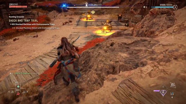Horizon Forbidden West - Shock & Trap Trial Full Stripes (Hunting Grounds, The Daunt) смотреть онлайн