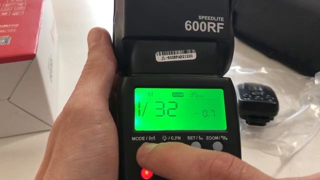 Обзор вспышки JINBEI Speedlite Flash RF600 (синхронизация)
