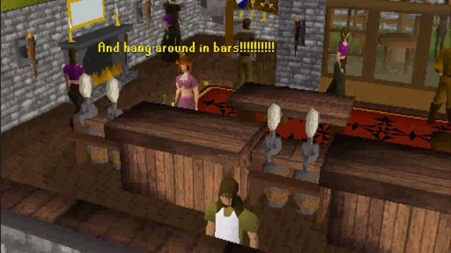Monty Python's Lumberjack Song Runescape Style! смотреть онлайн