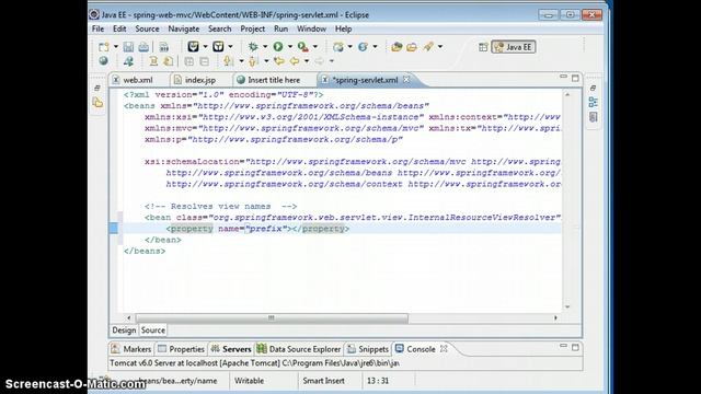 HelloWorld with Spring Web MVC смотреть онлайн