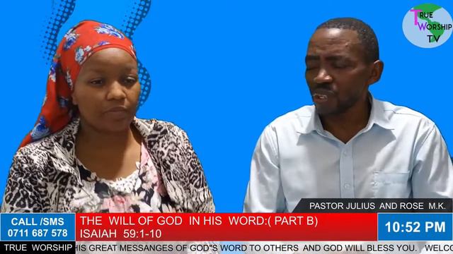 THE WILL OF GOD IN HIS WORD:( PART B)ISAIAH 59:1-10 смотреть онлайн