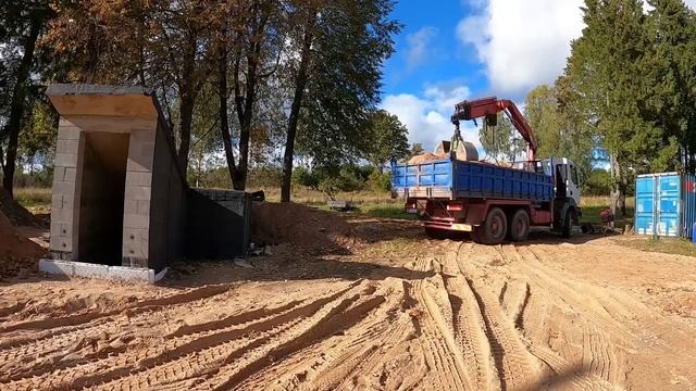 Постройка погреба. Часть 6. Гидроизоляция и засыпка смотреть онлайн