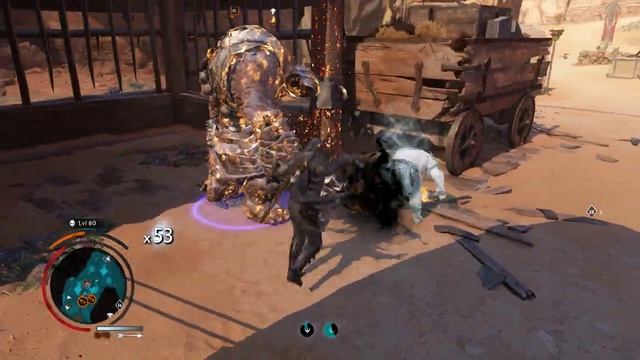 SHADOW OF WAR - TALION ON THE HUNT REINFORCE & AMBUSH IN NEMESIS DESERT ON DIFFICULTY GRAVEWALKER смотреть онлайн