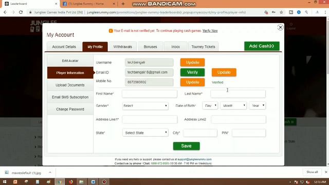 How to Earn money Online by playing Junglee Rummy game | Game খেলে টাকা আয় করুন সহজ পদ্ধতিতে 💕❤️ смотреть онлайн