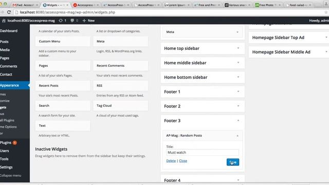 AccessPress Mag - How To Add Footer Widget, Footer Copyright Text and Footer Menu | WordPress Blog смотреть онлайн