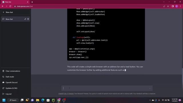 ChatGPT Custom Web Browser in Python смотреть онлайн