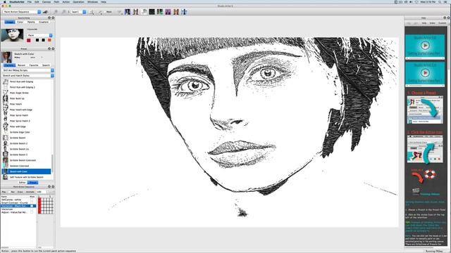 Automatic Sketch Styles With Studio Artist 5.0