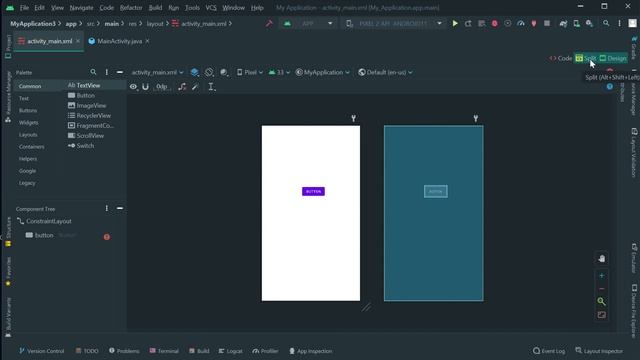 Use of Xml & java file in Android Studio смотреть онлайн
