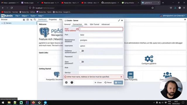 Microserviço em Java - Configuração do postgres via Docker - PARTE 2 смотреть онлайн