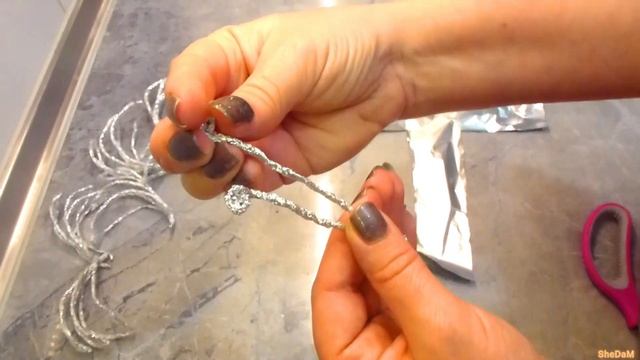 Идеи цветов из фольги! ЛИЛИЯ ИЗ ФОЛЬГИ своими руками смотреть онлайн