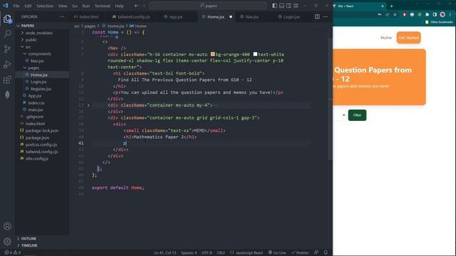 Building Full Stack Paper Sharing Web App With ReactJS, Firebase and TailwindCSS | Part 1 смотреть онлайн