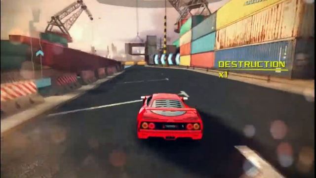 Asphalt 8 Ferrari F40 Divison cup San Diego harbor