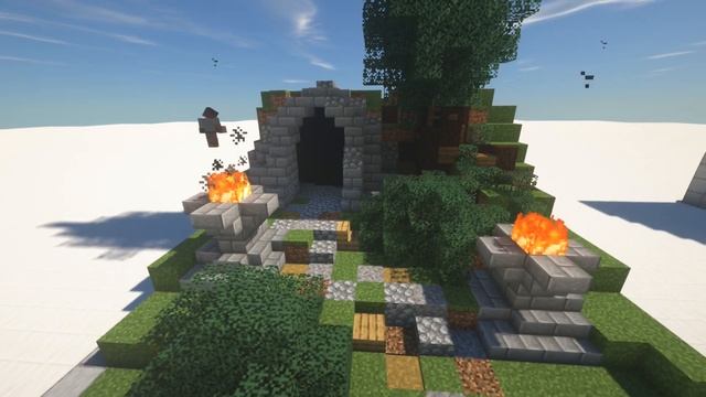 Minecraft 16x16 Build (021) | Mine Entrance смотреть онлайн