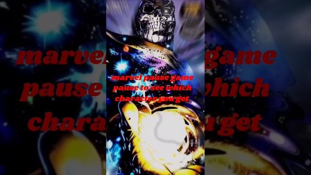 Marvel Pause Game which character did you get? #marvel #thanos#avengers смотреть онлайн