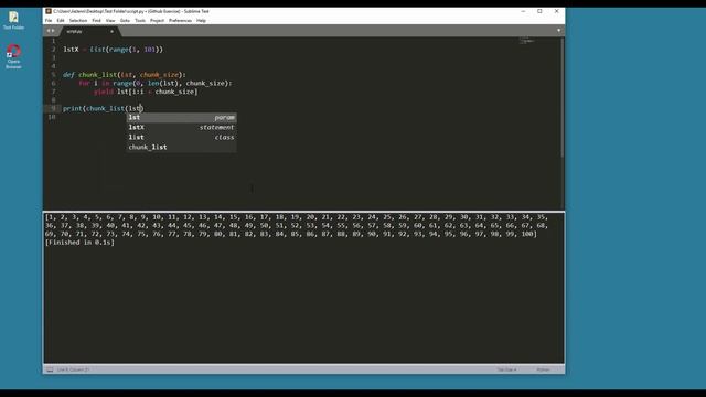 How to split a list into evenly sized chunks in Python | Python Tutorial смотреть онлайн