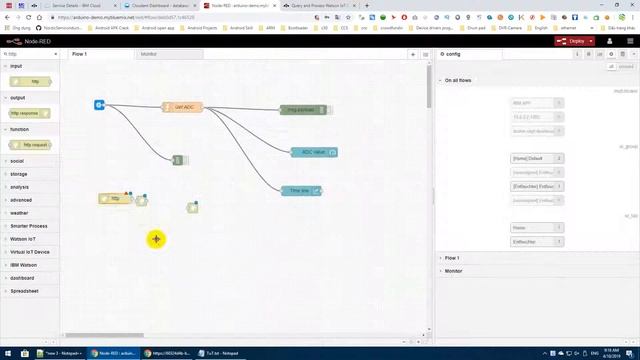 IBM IoT&Node red Part 8:Query Cloudant save data with node red смотреть онлайн