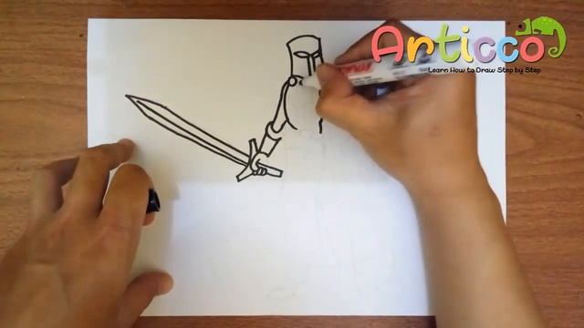 How to Draw a Knight Step by Step for Kids смотреть онлайн