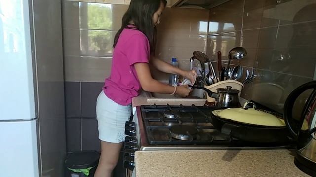 Когда мама попросила помыть 