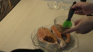 СТЕЙК ИЗ КРАСНОЙ РЫБЫ на сковороде-гриль