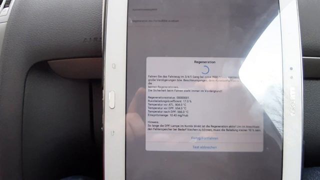 Регенерация или прожиг сажевого фильтра DPF на VW TOURAN с помощью Autel AP200 смотреть онлайн