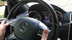 Сервисный режим для заднего тормоза ML W166
