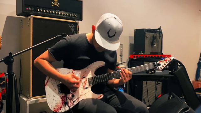 ESP USA M-II NTB "Blood Splatter" with Myasnikov CCV Preamp смотреть онлайн