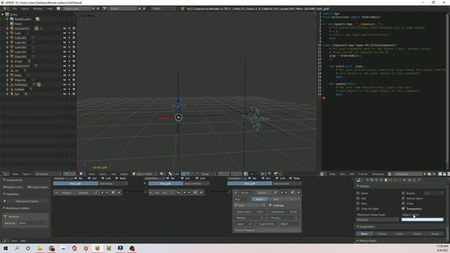Zero Python Bullet hit Effects in Blender game engine... смотреть онлайн