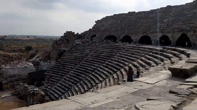 Достопримечательности Сиде, Турция. Амфитеатр. Храм Аполлона. Музей. Фонтан. смотреть онлайн
