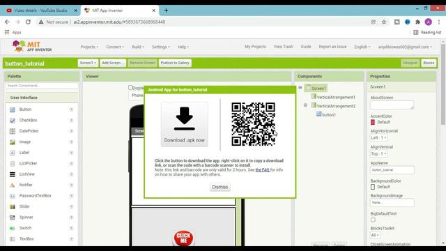 MIT App Inventor Tutorial - 3 : How to change app icon смотреть онлайн