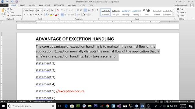 WHAT IS EXCEPTION AND EXCEPTION HANDLING IN JAVA (URDU / HINDI) смотреть онлайн