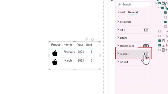 Power BI - in a table hide unwanted tooltips смотреть онлайн