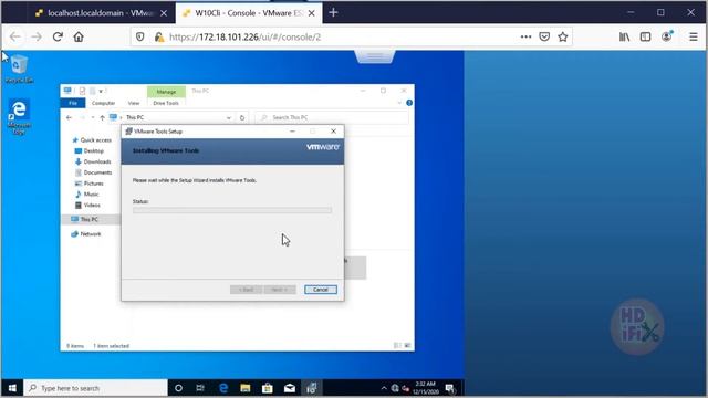 How to install vmware Tools for windows 10 on esxi 7.0 смотреть онлайн